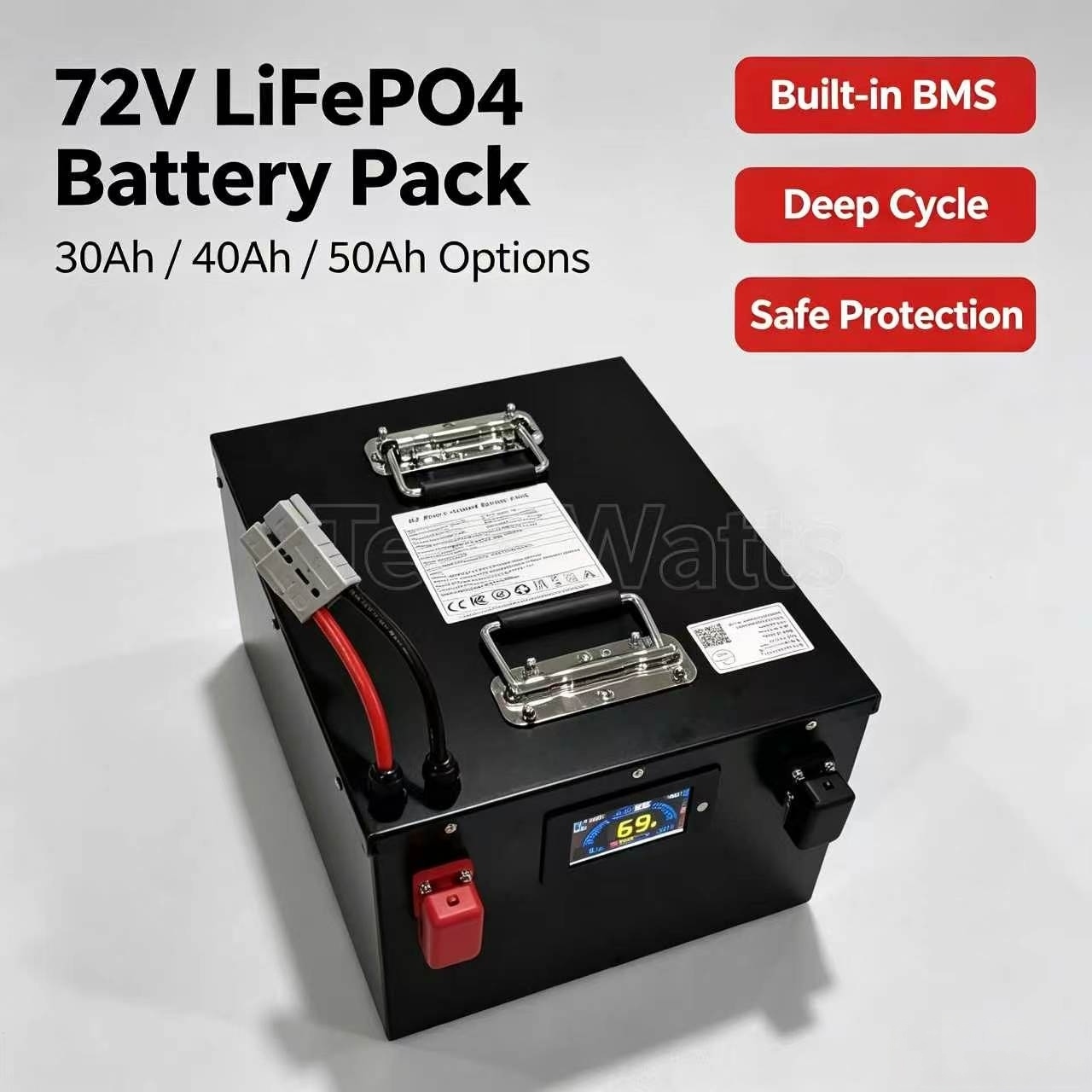 72V 30Ah Lifepo4 Battery Pack - Paquete de baterías de litio LifePO4