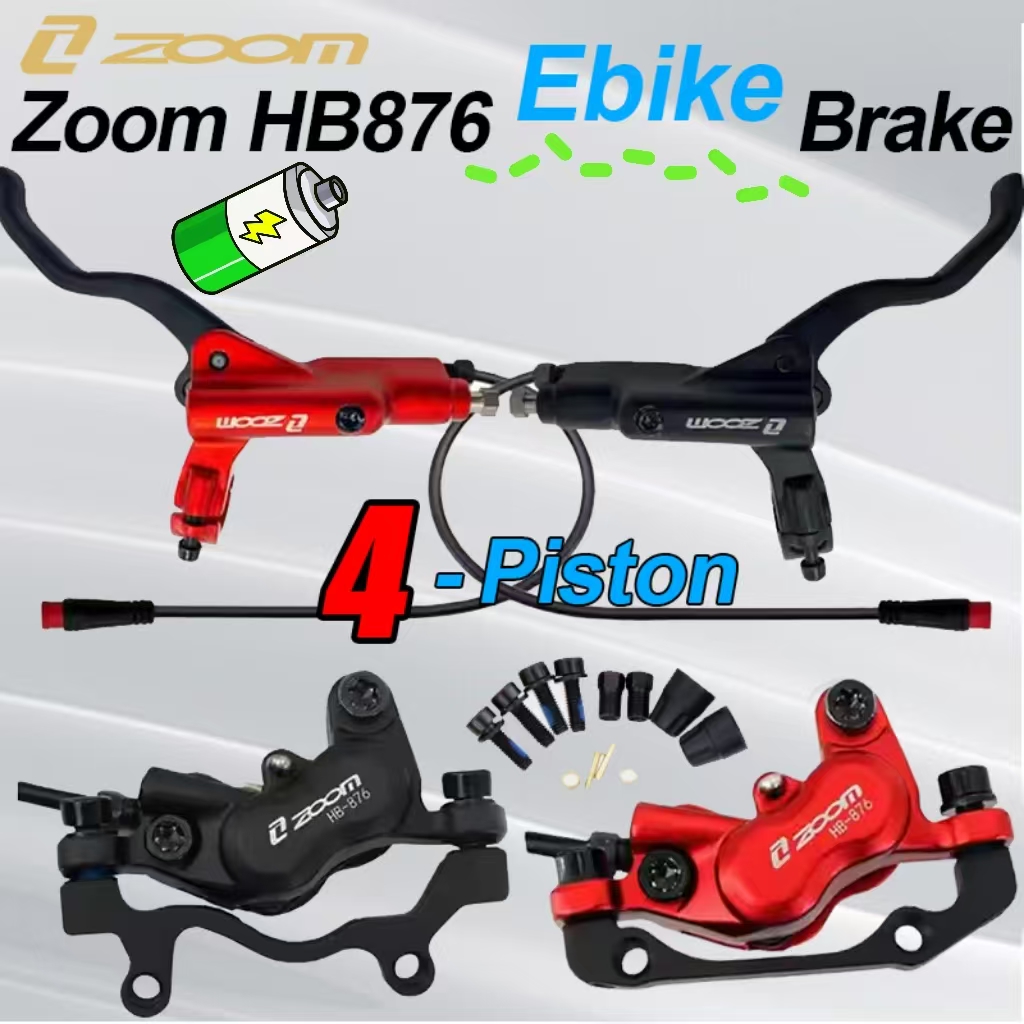 Zoom Hydraulic Brake 4 Piston E-Scooter - ZOOM HB-876E bicicleta eléctrica juego de