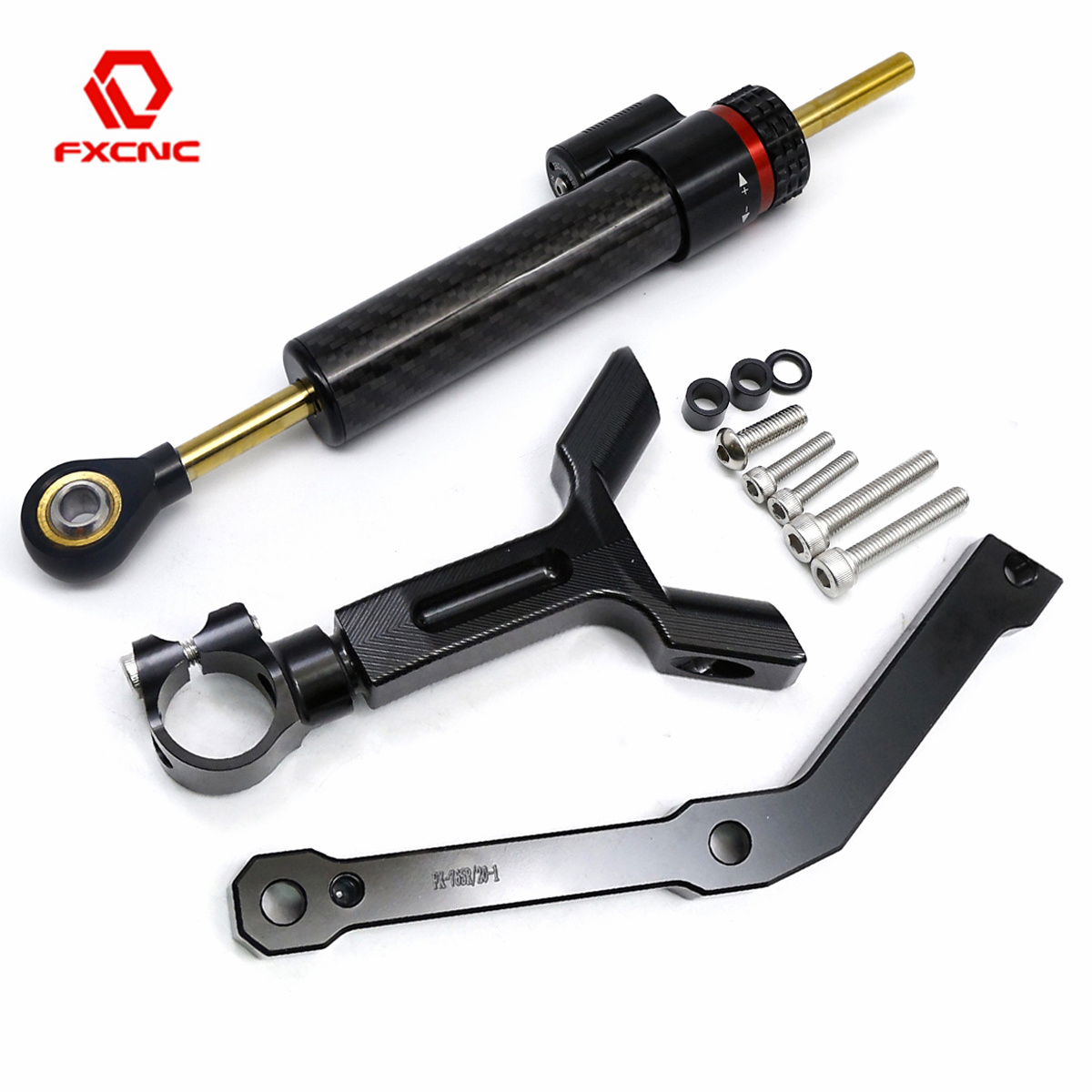 Steering Damper Stabilizer Kit Cnc - Kit de Montaje de Soporte para