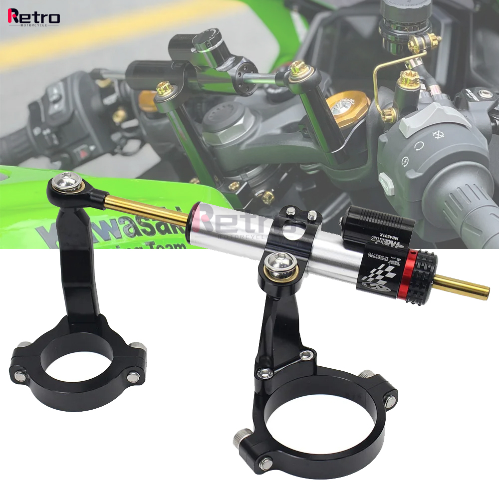 Steering Damper Stabilizer Kit Cnc - Estabilizador de amortiguador de dirección para