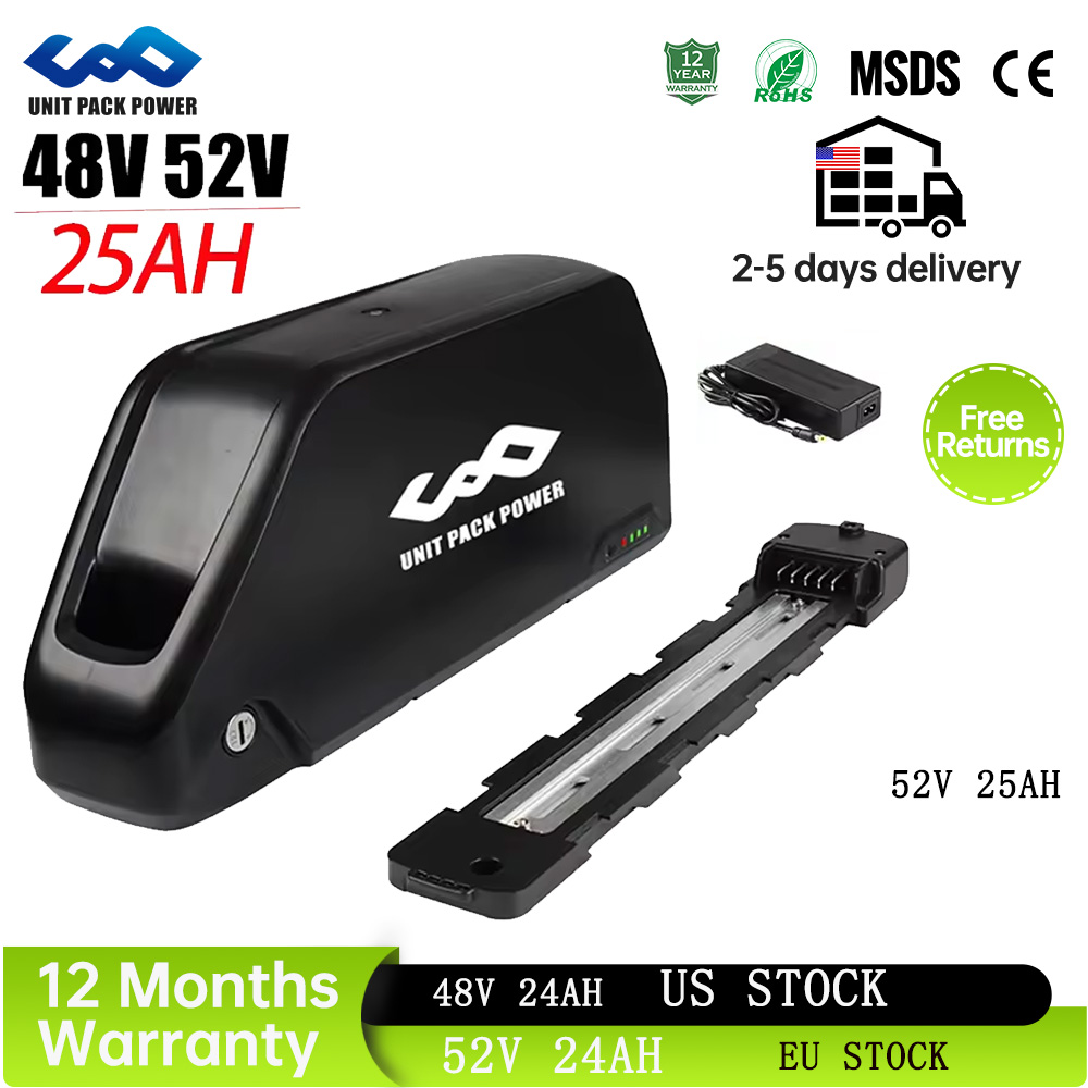 60V 30Ah 21700 Battery Pack - Batería de bicicleta eléctrica de 52V