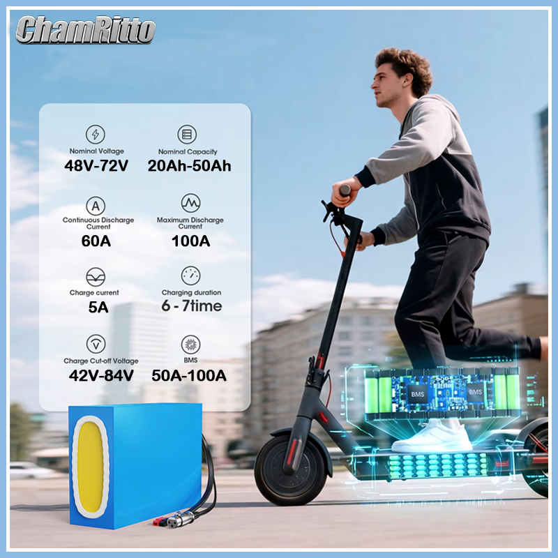 60V 30Ah 21700 Battery Pack - Batería de 48V 20ah 30ah 40ah