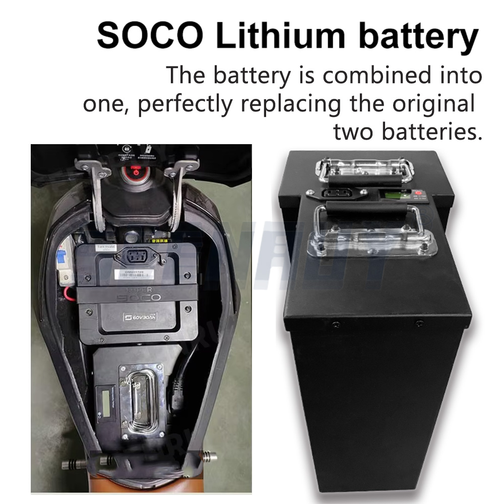 Batería grande Super Soco TC T - 72V 30Ah Lifepo4 Battery Pack reseña y precio