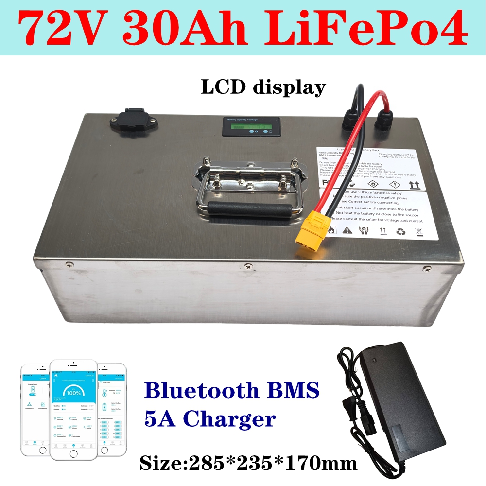 Batería Lifepo4 mejorada de 72 - 72V 30Ah Lifepo4 Battery Pack reseña y precio