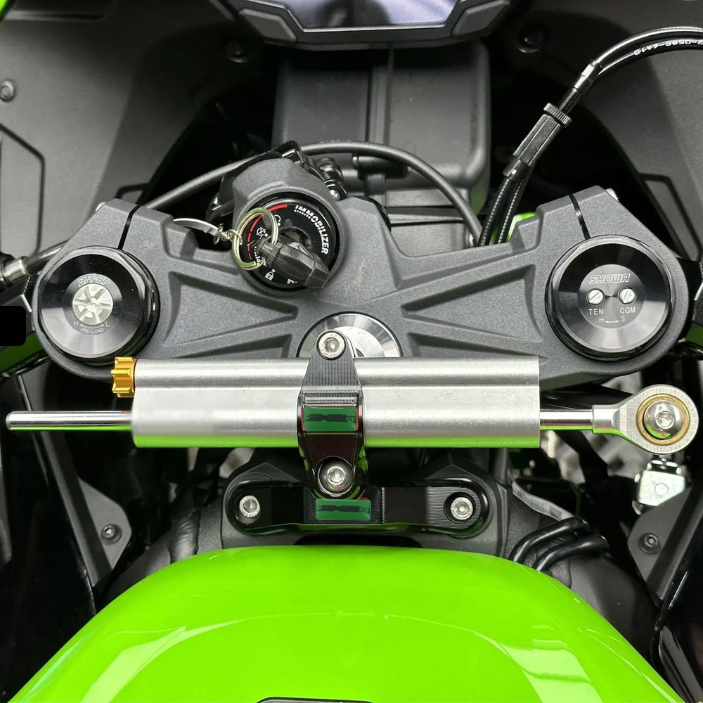 Para Kawasaki Ninja ZX 6R ZX-6 - Steering Damper Stabilizer Kit Cnc reseña y precio