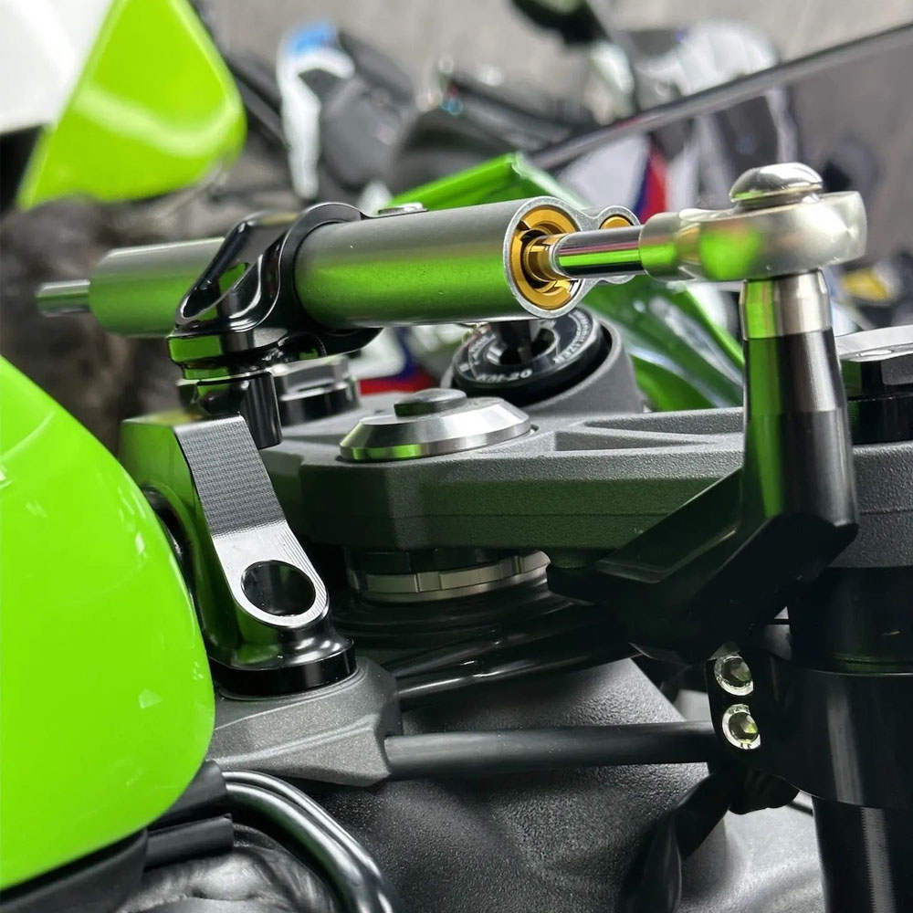Para Kawasaki Ninja ZX 6R ZX-6 - Steering Damper Stabilizer Kit Cnc reseña y precio