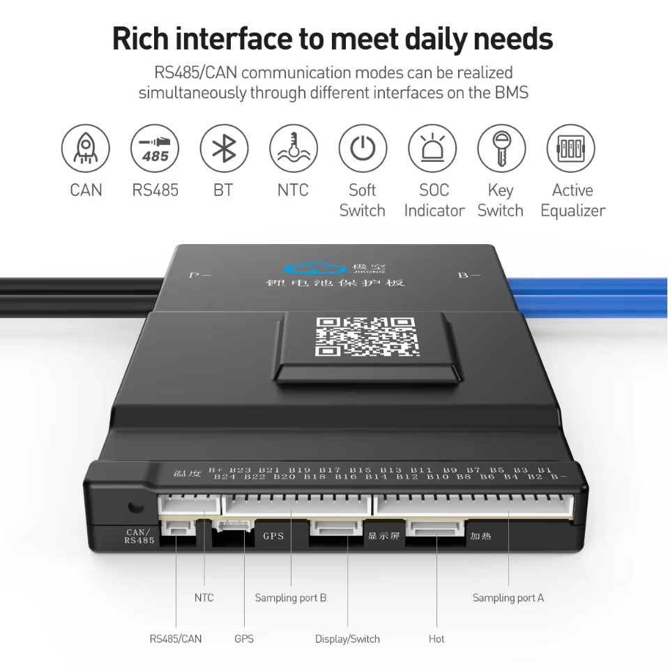 JK BMS Active Balance 150A 1A  - Smart Bms 20S 72V 150A Bluetooth reseña y precio