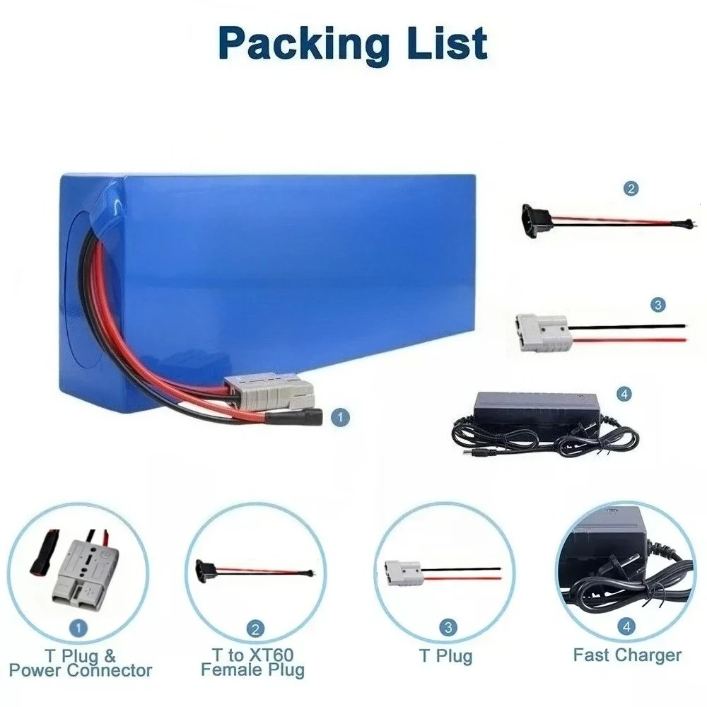 Paquete de Baterías de Litio A - 60V 30Ah 21700 Battery Pack reseña y precio