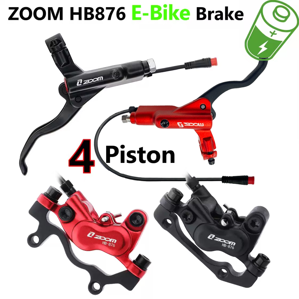 ZOOM HB-876E bicicleta eléctri - Zoom Hydraulic Brake 4 Piston E-Scooter reseña y precio