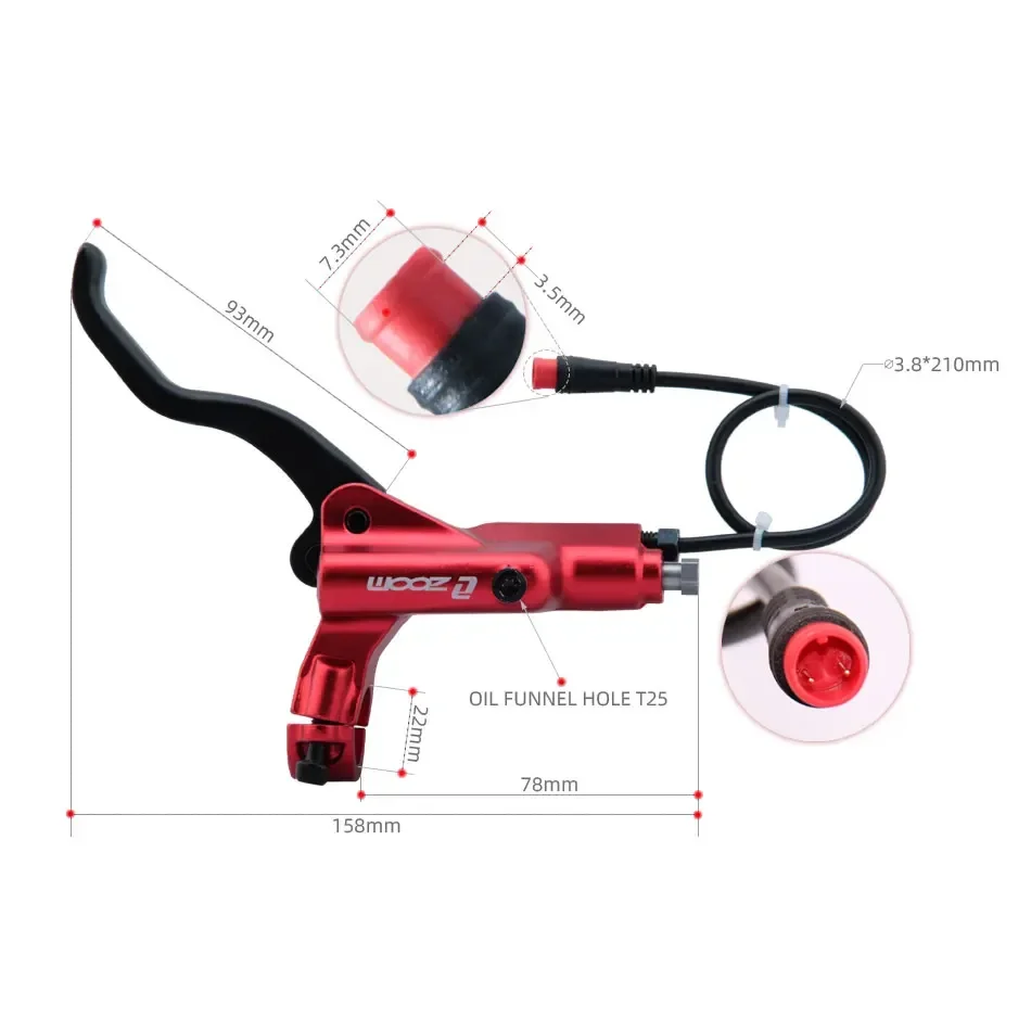 ZOOM HB-876E disco de 4 piston - Zoom Hydraulic Brake 4 Piston E-Scooter reseña y precio