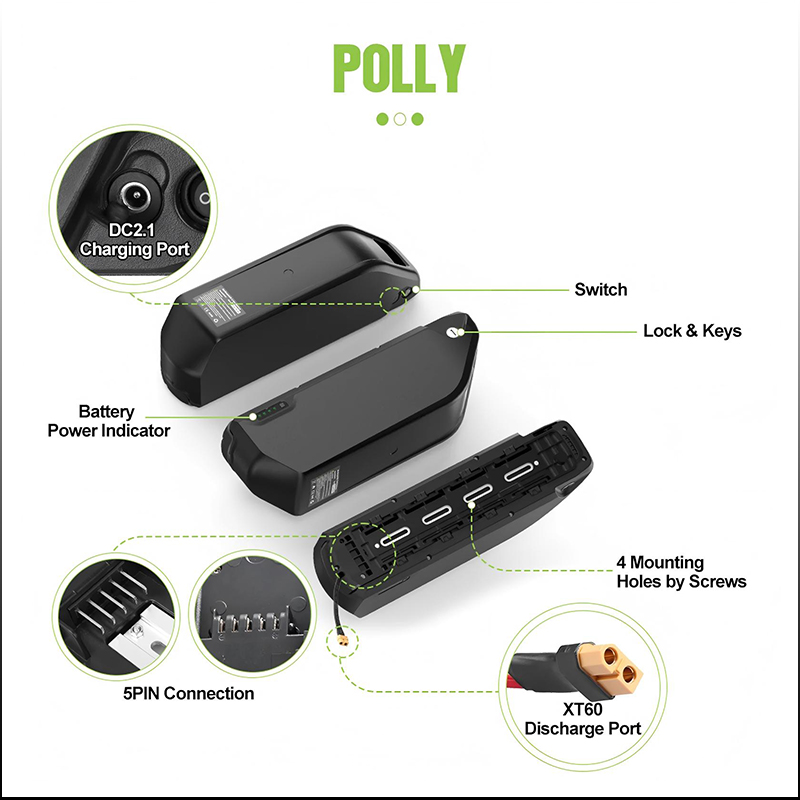 Batería Polly para Bicicleta E - 60V 30Ah 21700 Battery Pack reseña y precio