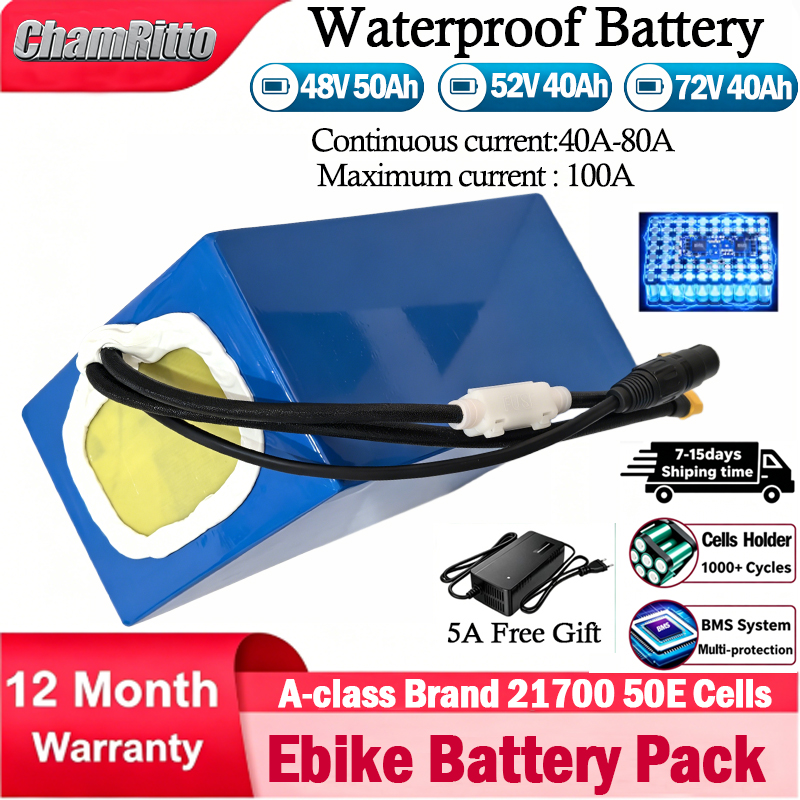 Batería de Litio para Biciclet - 60V 30Ah 21700 Battery Pack reseña y precio
