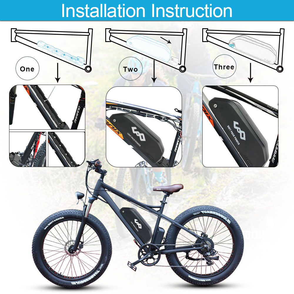 Batería de bicicleta eléctrica - 60V 30Ah 21700 Battery Pack reseña y precio