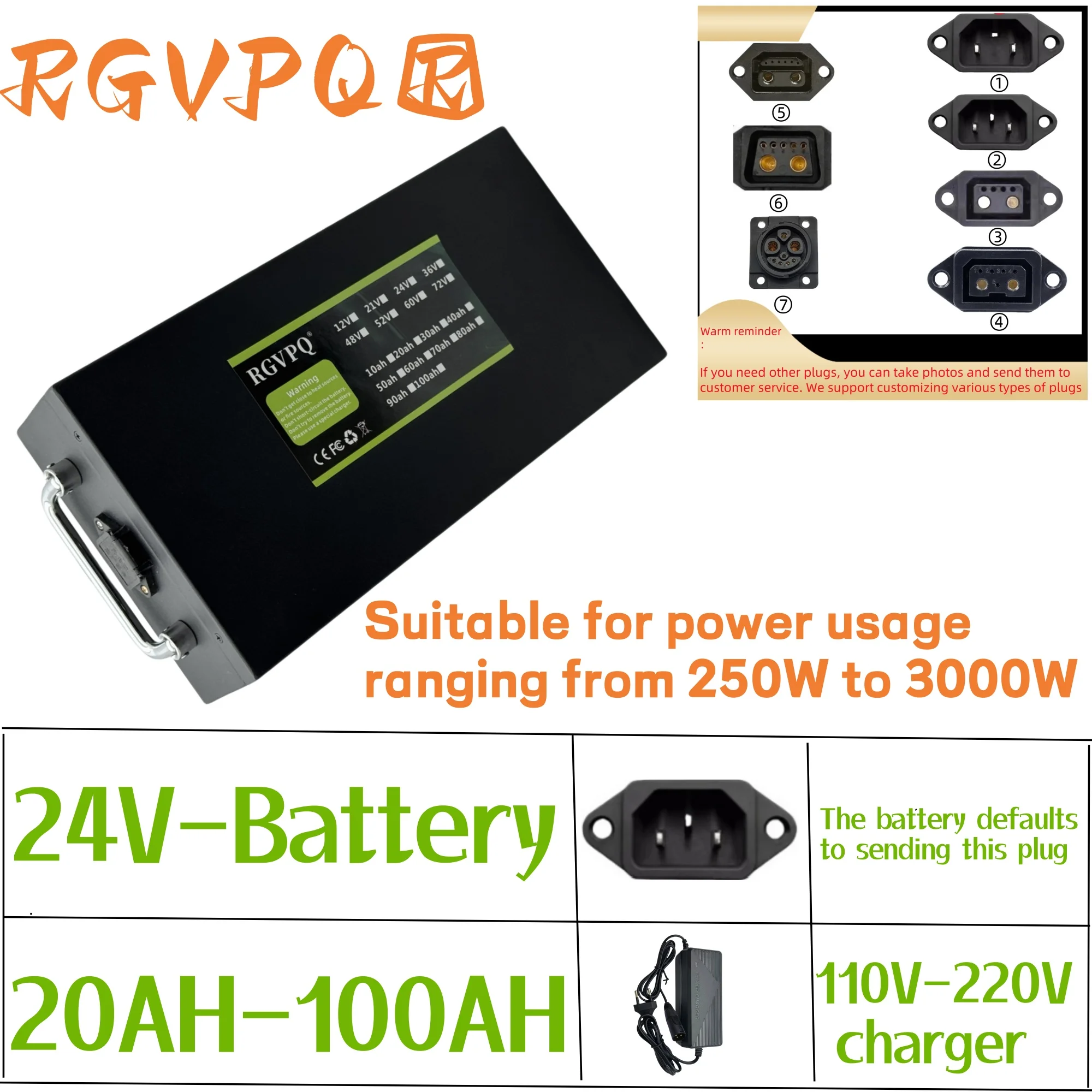 Transporte aéreo, batería Harl - 72V 30Ah Lifepo4 Battery Pack reseña y precio