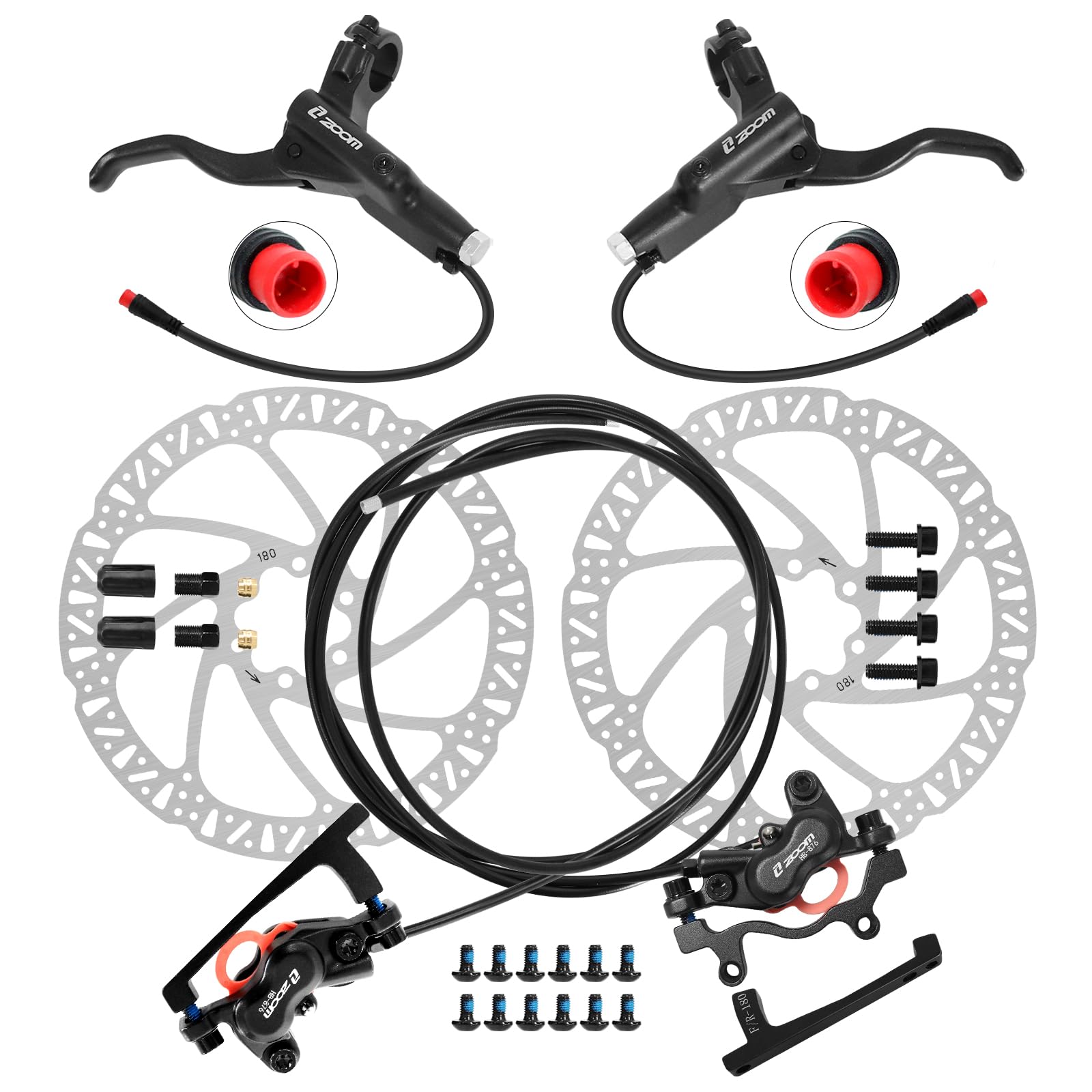 Juego de Frenos de Disco Hidrá - Zoom Hydraulic Brake 4 Piston E-Scooter reseña y precio